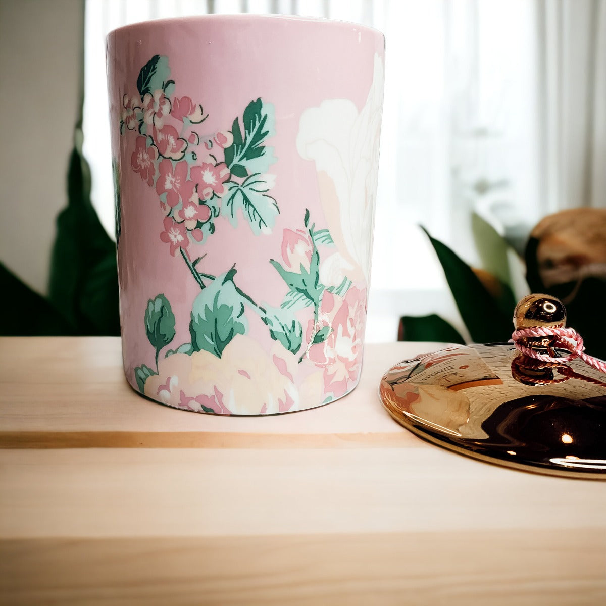 Vintage Floral Candle Set
