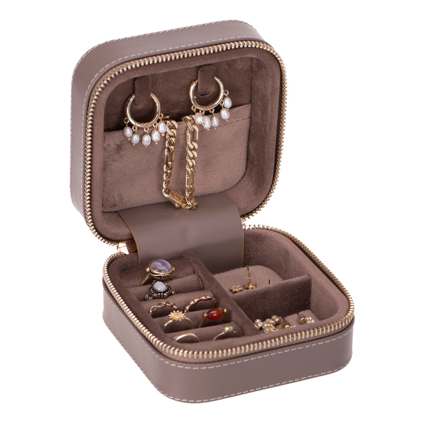 Eufaula Leather Jewelry Box